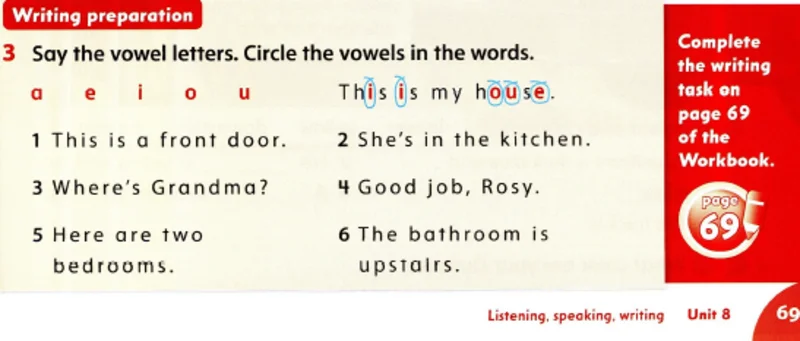   آمادگی جهت نوشتن Writing preparation