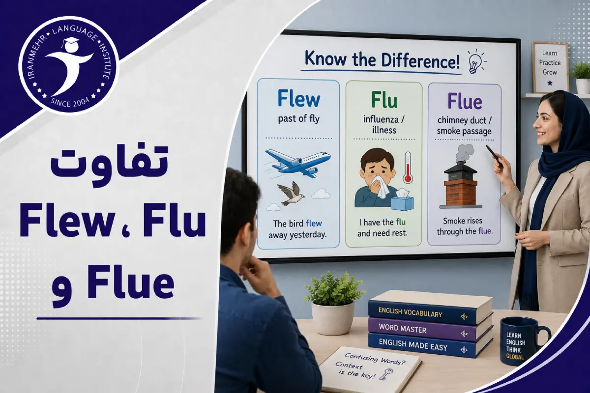 تفاوت Flew، Flu  و Flue