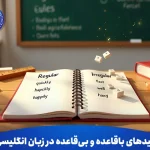 قیدهای باقاعده و بی‌قاعده در زبان انگلیسی
