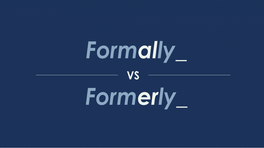 تفاوت Formally با Formerly