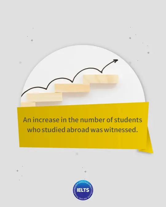 an increase in the number of students