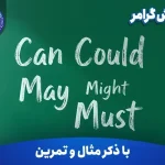 آموزش گرامر Can, Could, May, Might, Must