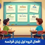 افعال گروه اول زبان فرانسه