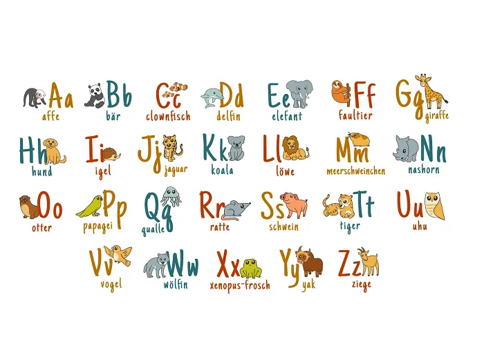 لیست کامل حیوانات به آلمانی 6 حیوانات باغ وحش به زبان آلمانی