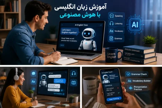 آموزش زبان انگلیسی با هوش مصنوعی